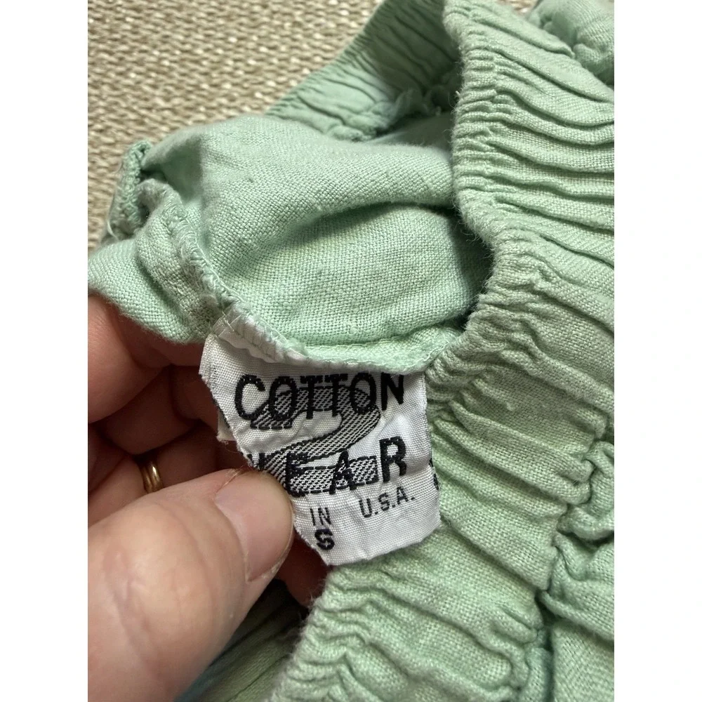 Women's Classic Cotton To Wear Linen Baggies Shorts Small. Preppy Beachy Coastal
